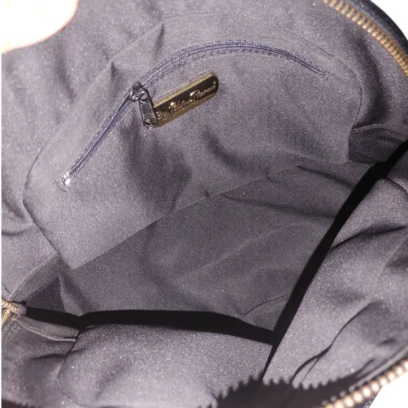 Paloma Picasso Small Nylon & Leather Handbag - Picture 4 of 16